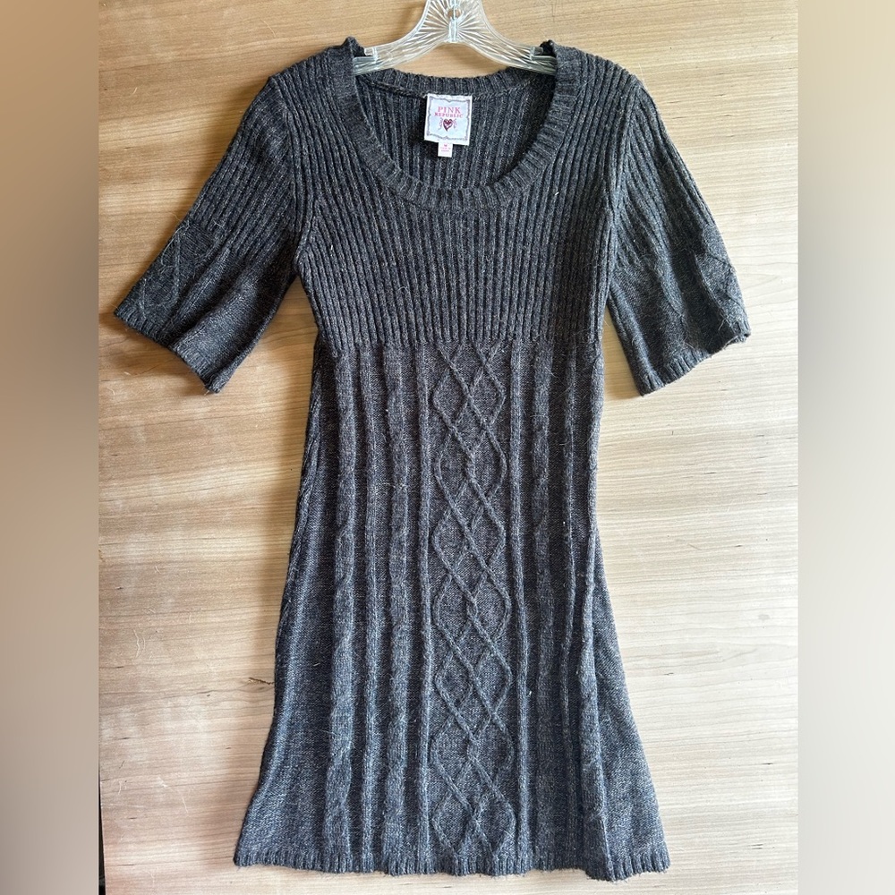 Knit sweater dress